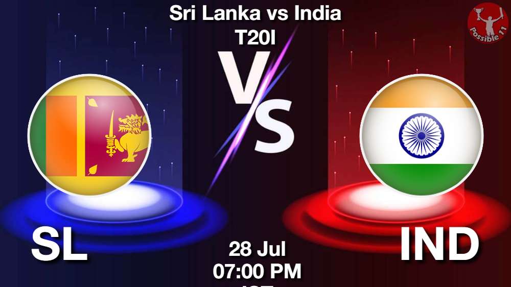 SL vs IND Dream11 Prediction, Team, 2nd Match